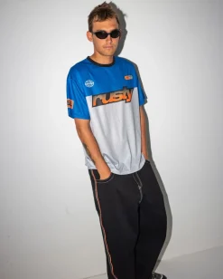 Store Nine O Clock Nac Printed Moto Jersey Mens Tees