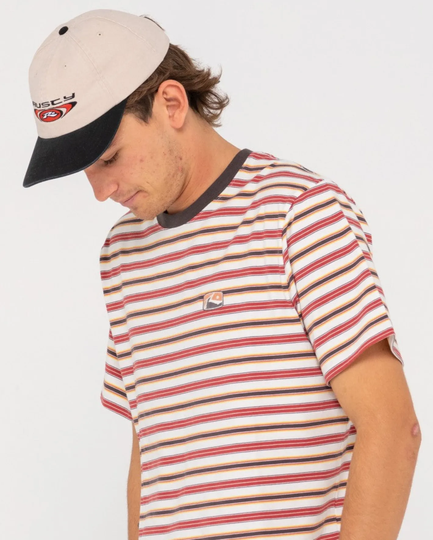 Shop Noble Short Sleeve Striped Tee Mens Tees