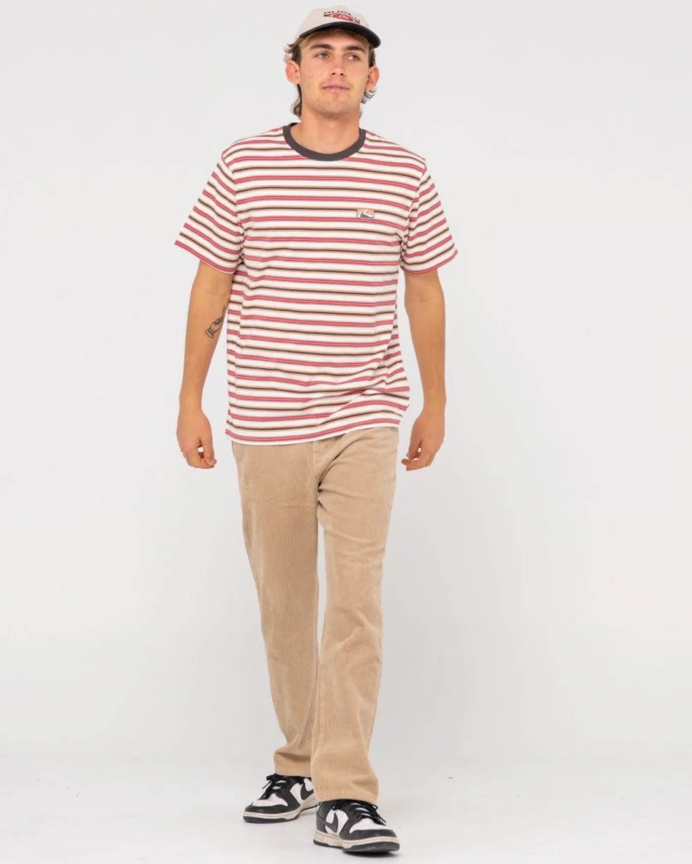 Shop Noble Short Sleeve Striped Tee Mens Tees