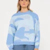 Best Sale Oceano Oversize Crew Neck Knit Womens Knitwear