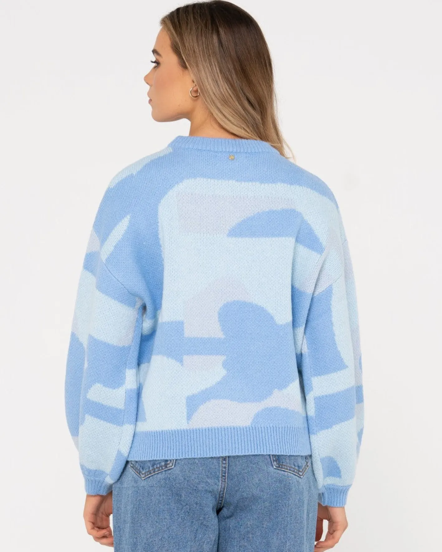 Best Sale Oceano Oversize Crew Neck Knit Womens Knitwear