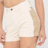 Best Sale Olivia Cord High Waisted Short Womens Shorts