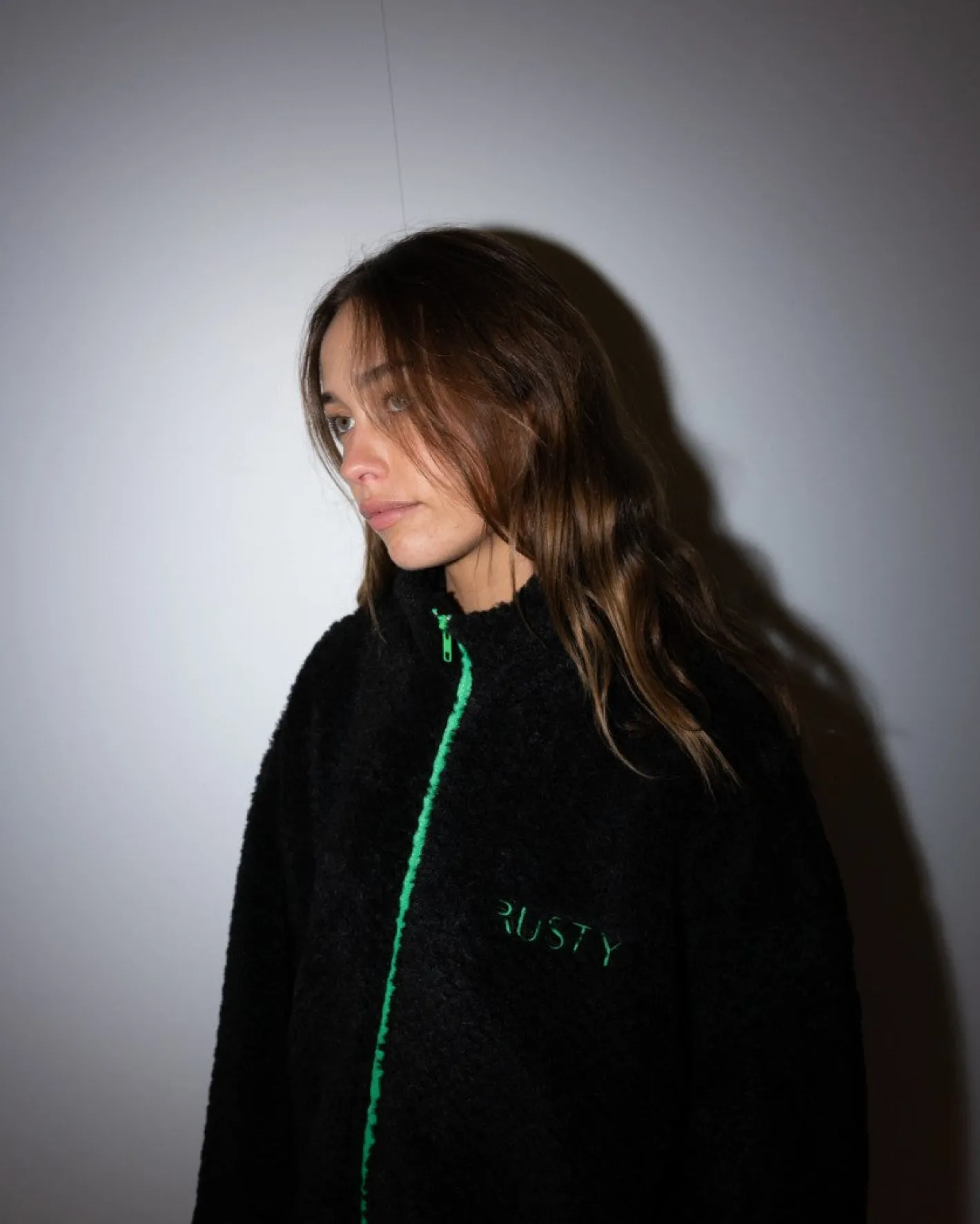 New Ollie Sherpa Zip Through Fleece Womens Hoodies & Fleece