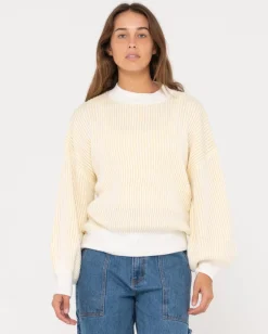 Outlet Ora Relaxed Fit Mock Neck Knit Womens Knitwear