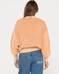 Store Ora Relaxed Fit Mock Neck Knit Womens Knitwear