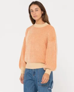 Store Ora Relaxed Fit Mock Neck Knit Womens Knitwear