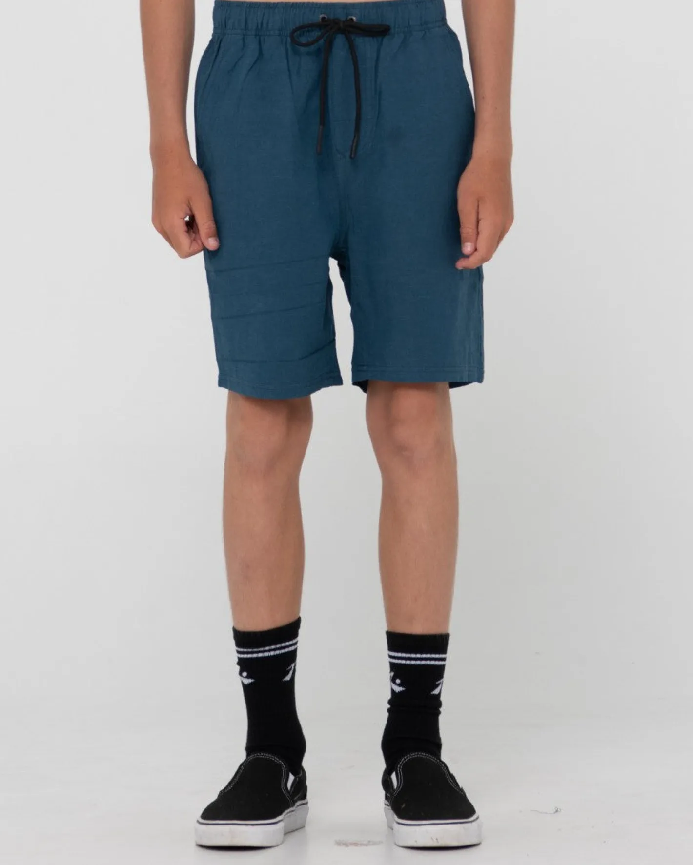 Online Overtone Linen Elastic Short Boys Kids Bottoms