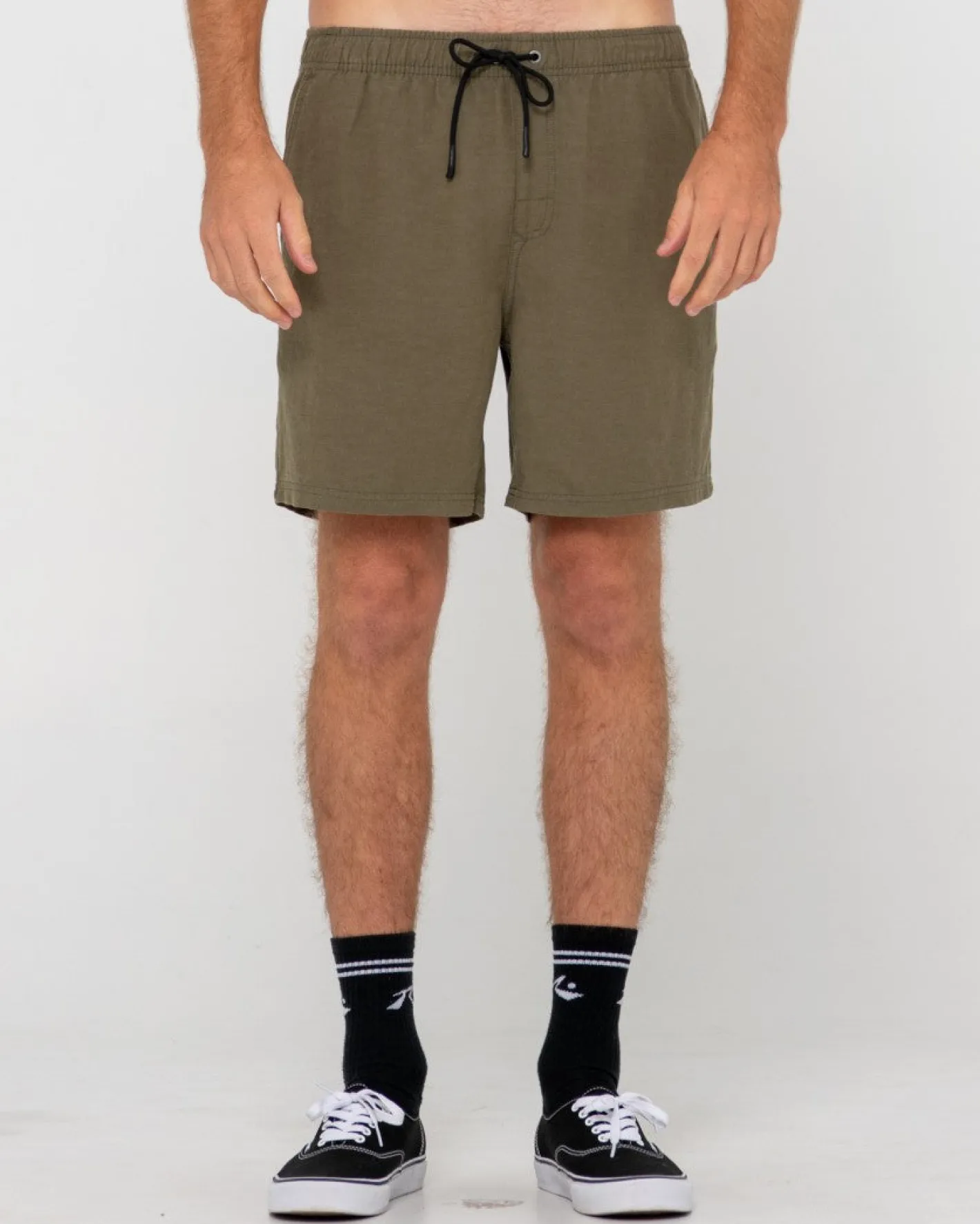 Flash Sale Overtone Linen Elastic Short Mens Shorts