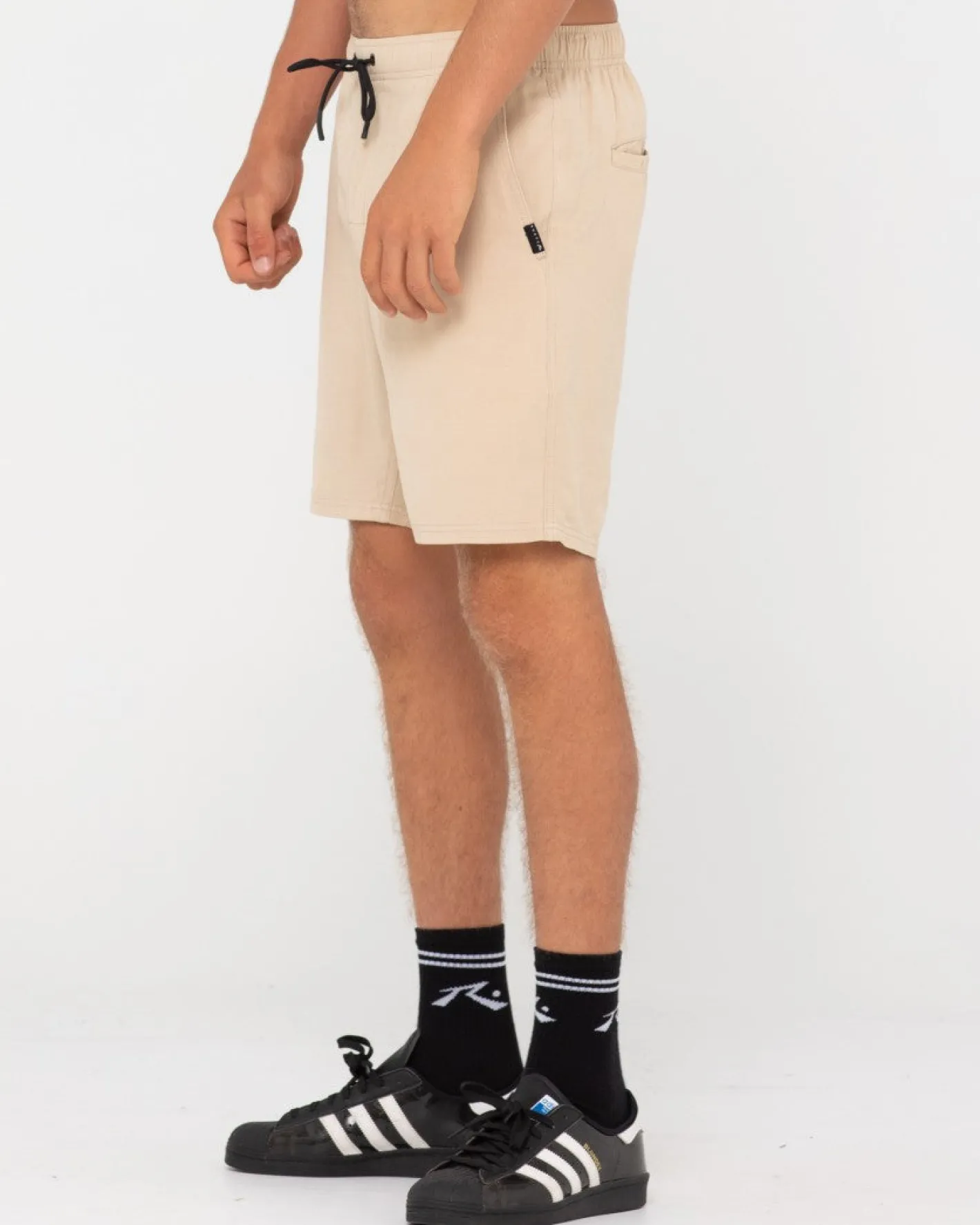 Online Overtone Linen Elastic Short Boys Kids Bottoms