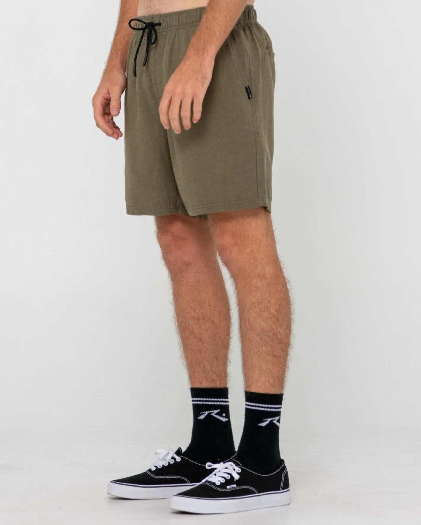 Flash Sale Overtone Linen Elastic Short Mens Shorts
