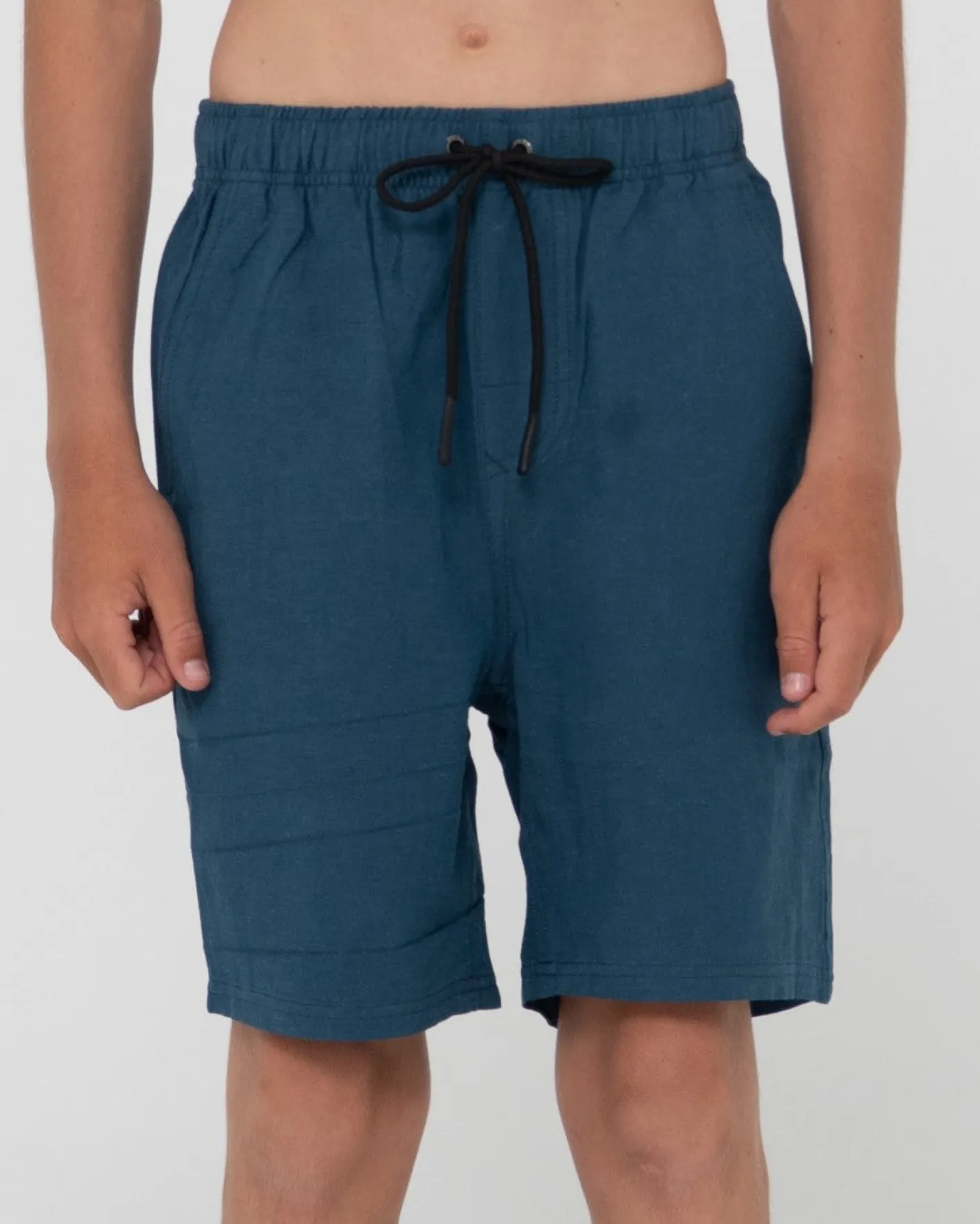Online Overtone Linen Elastic Short Boys Kids Bottoms