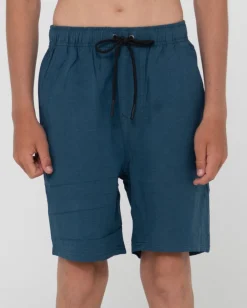 New Overtone Linen Elastic Short Boys Kids Garments