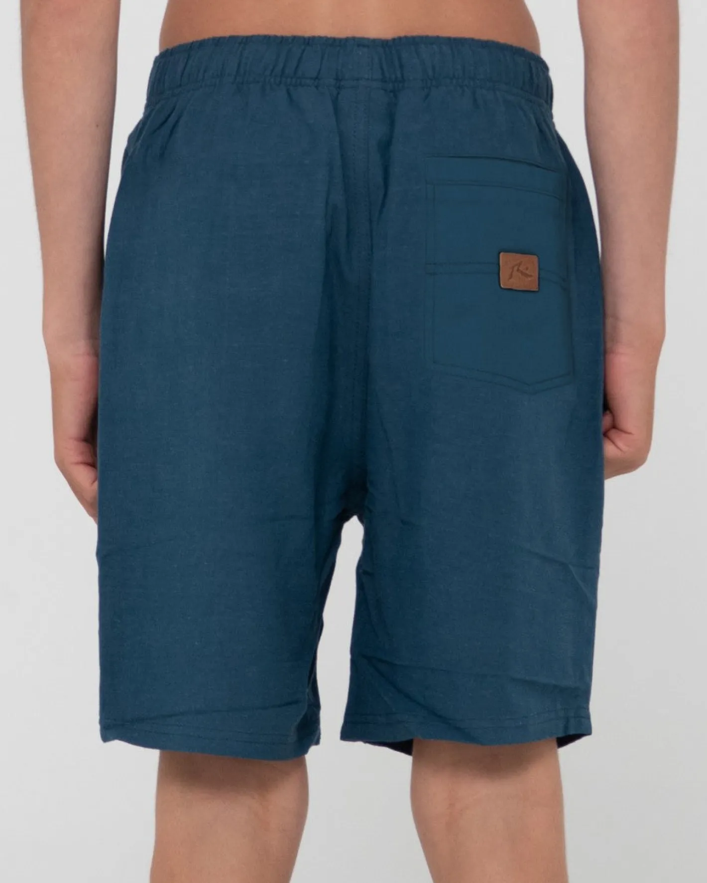 Online Overtone Linen Elastic Short Boys Kids Bottoms