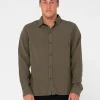 Fashion Overtone Long Sleeve Linen Shirt Mens Shirts