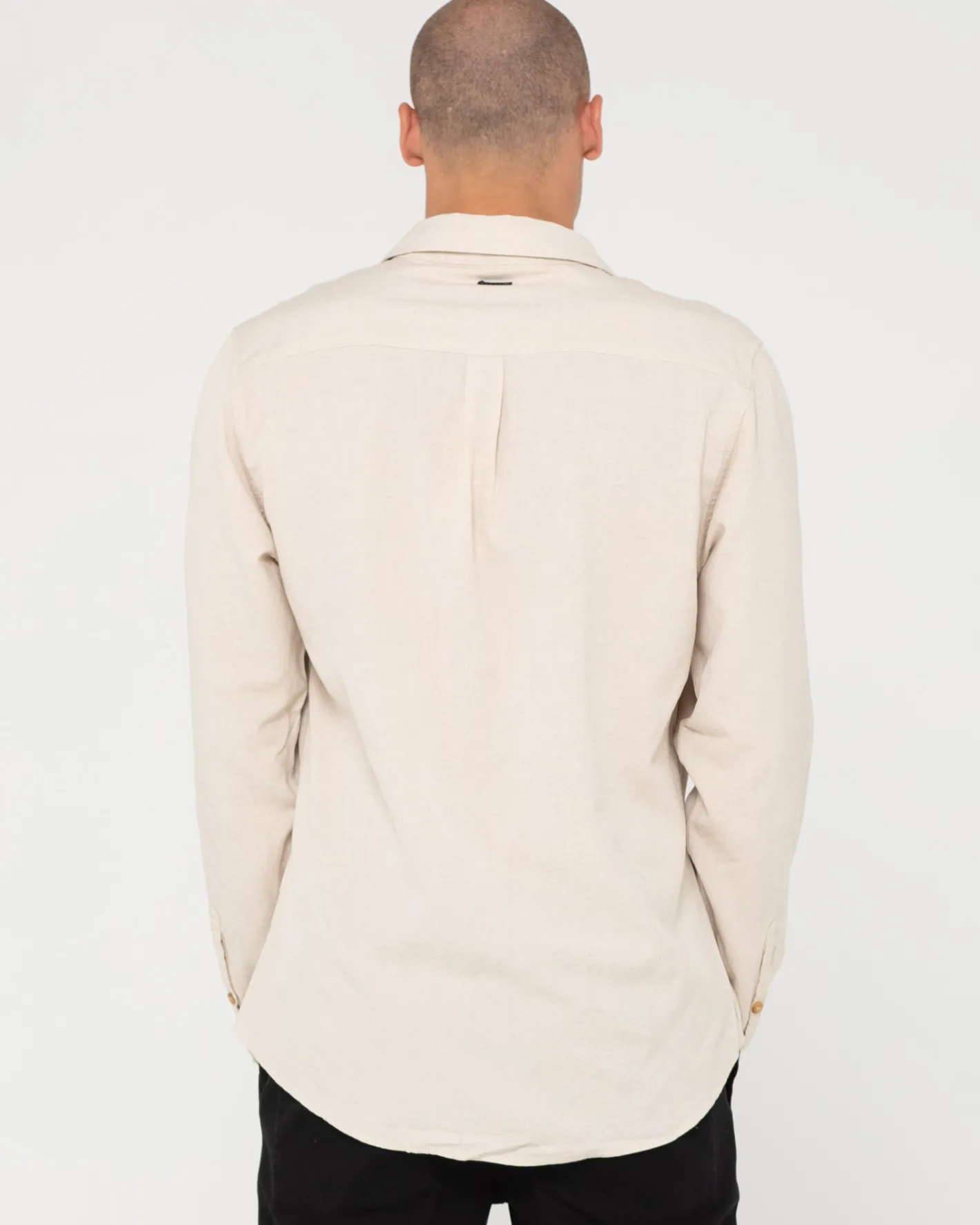 Flash Sale Overtone Long Sleeve Linen Shirt Mens Shirts