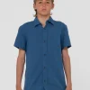 Online Overtone Short Sleeve Linen Shirt Boys Kids Tops