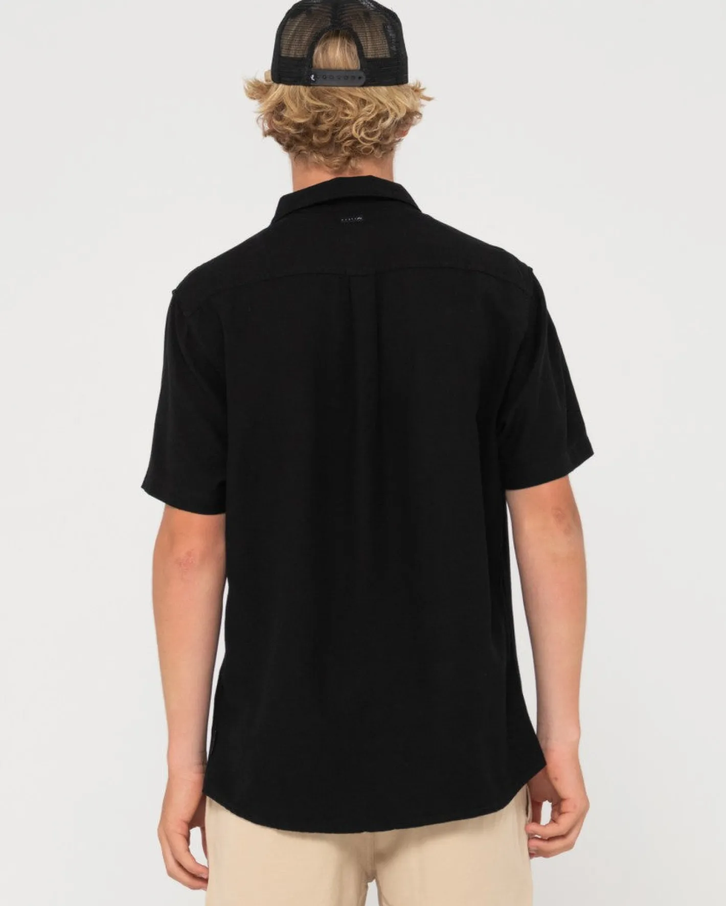 Cheap Overtone Short Sleeve Linen Shirt Mens Shirts