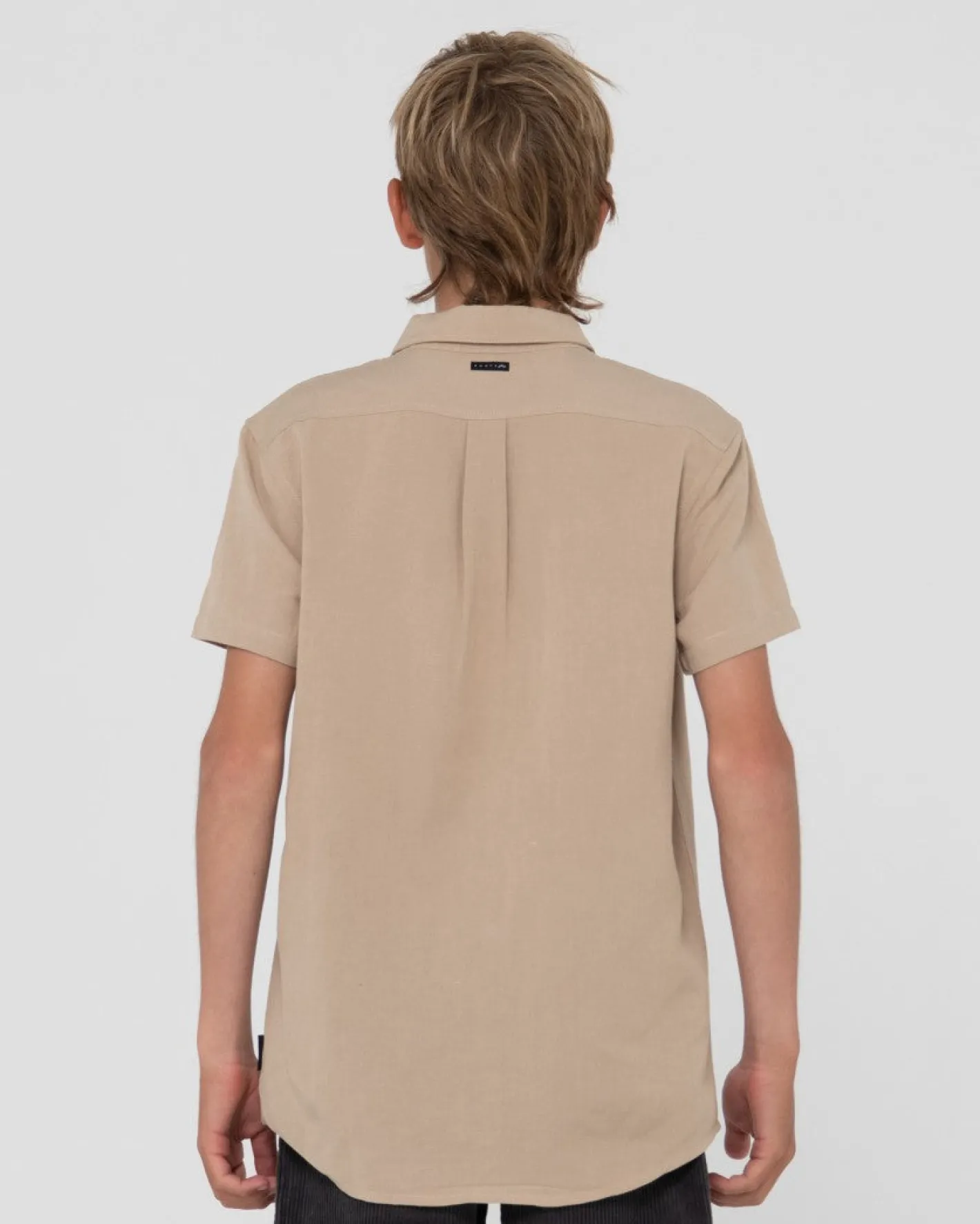 Store Overtone Short Sleeve Linen Shirt Boys Kids Tops