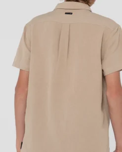 Store Overtone Short Sleeve Linen Shirt Boys Kids Tops