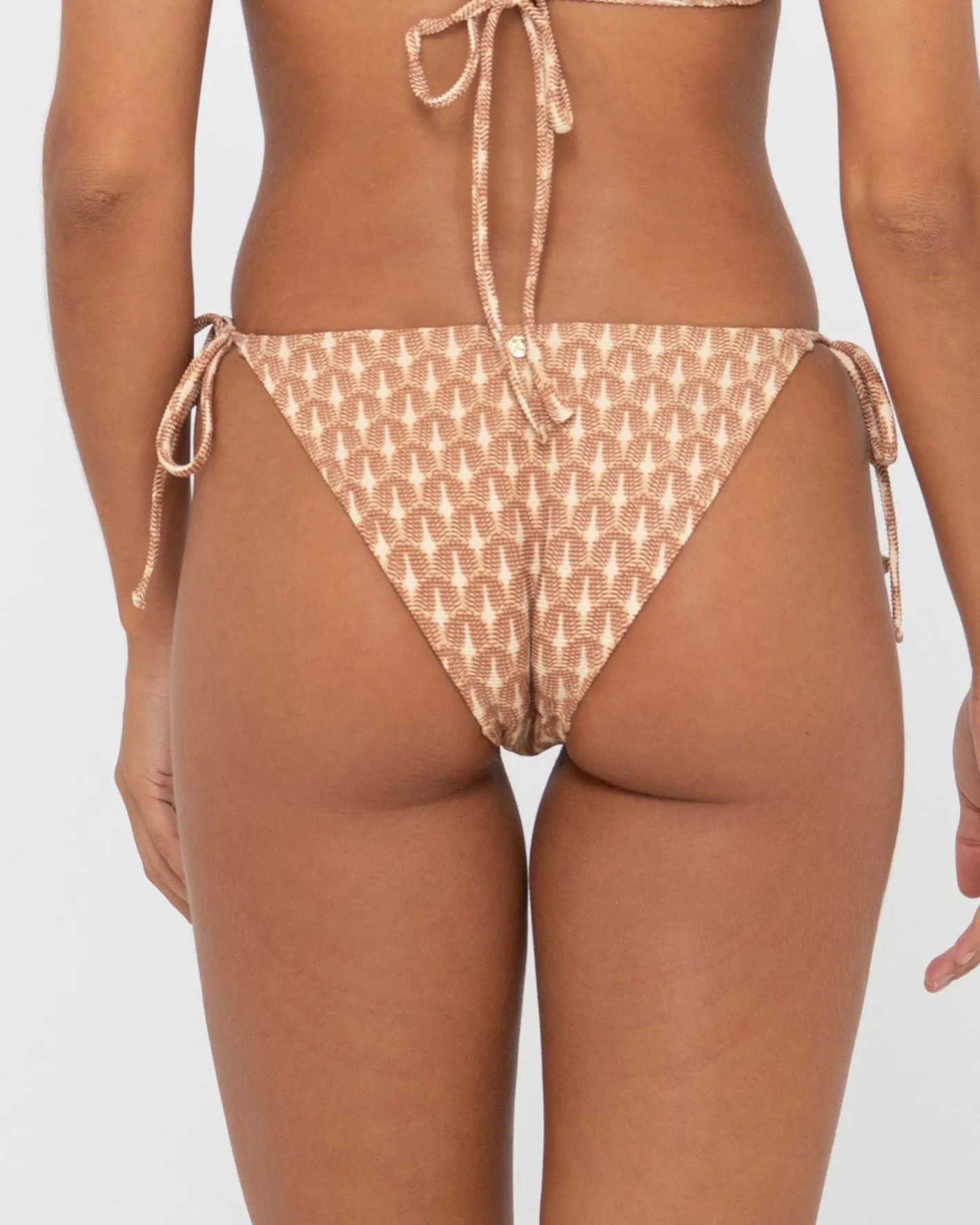 Flash Sale Panama Printed Midi Side Tie Bikini Bottom Womens Bikini Bottoms