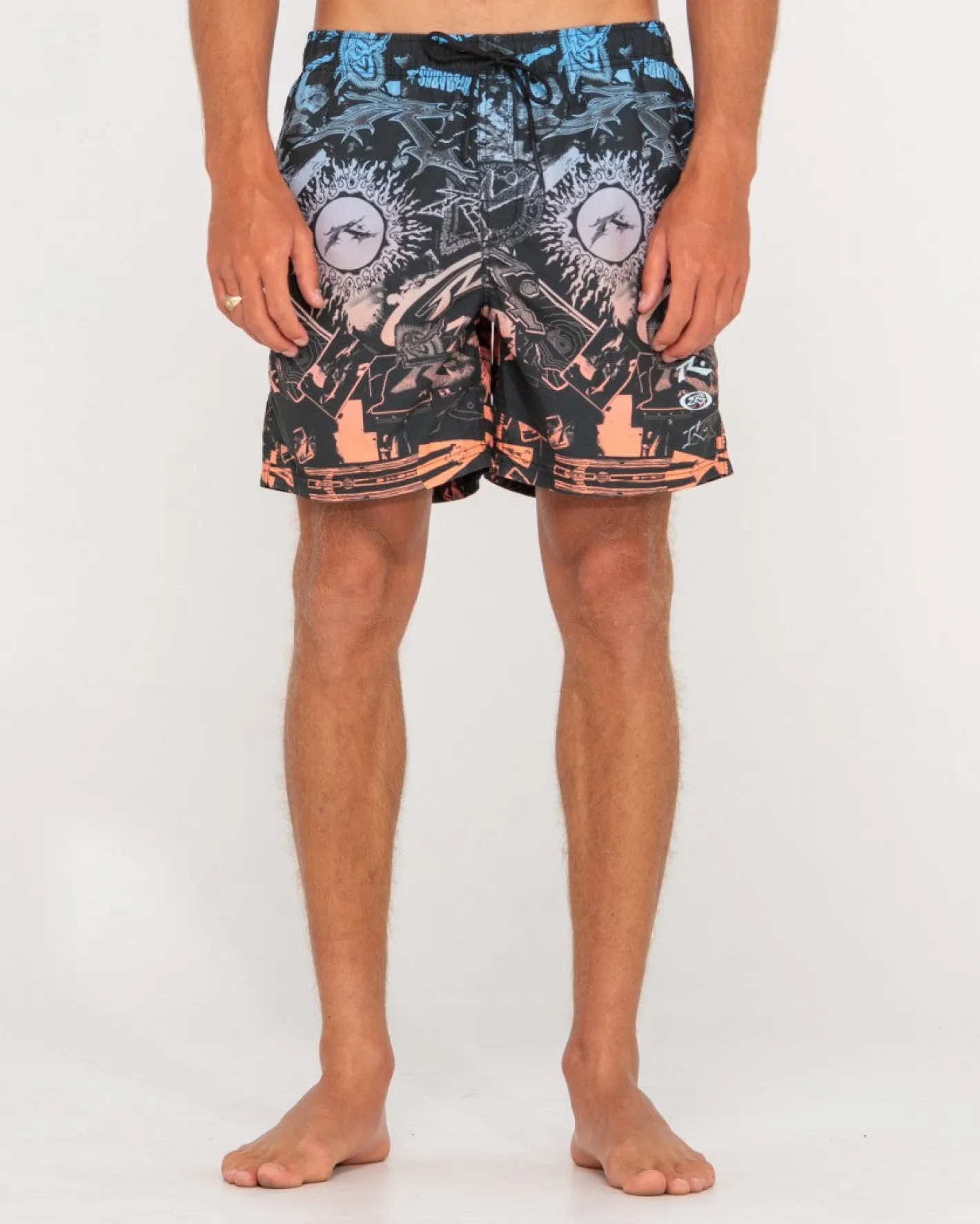 Best Sale Paste Up Printed 19\\ Mens Elastic Waist
