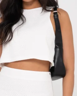 Shop Petra Relaxed Fit Crop Top Womens Fashion Tops