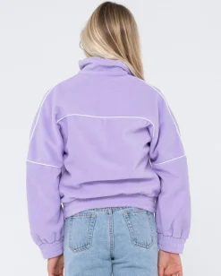 Cheap Polar Zip Through Fleece Girls Kids Tops
