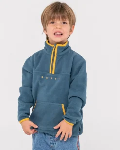 Fashion Polarized 1/4 Zip Polar Fleece Runts Kids Tops