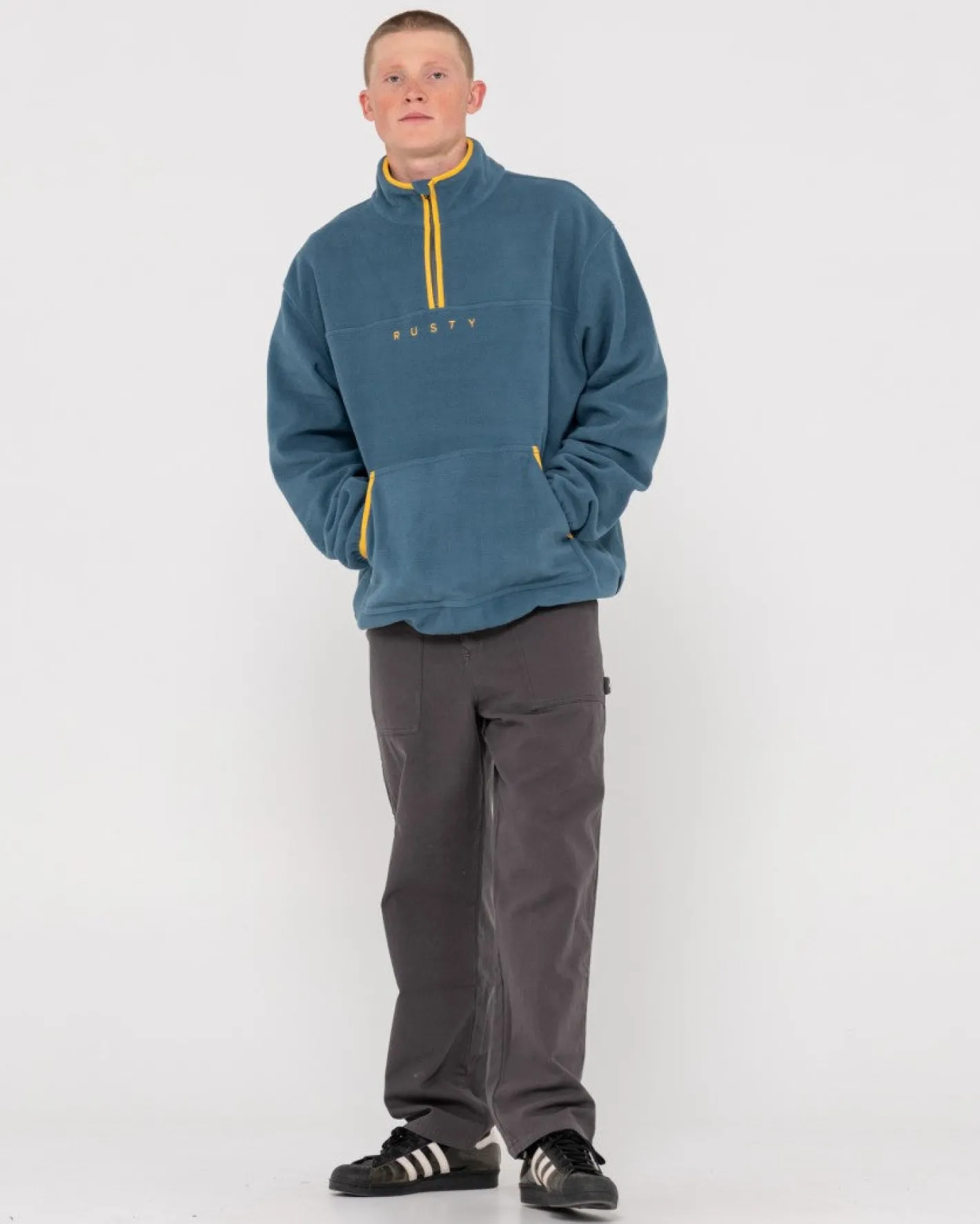 Hot Polarized 1/4 Zip Polar Fleece Mens Hoodies & Fleece