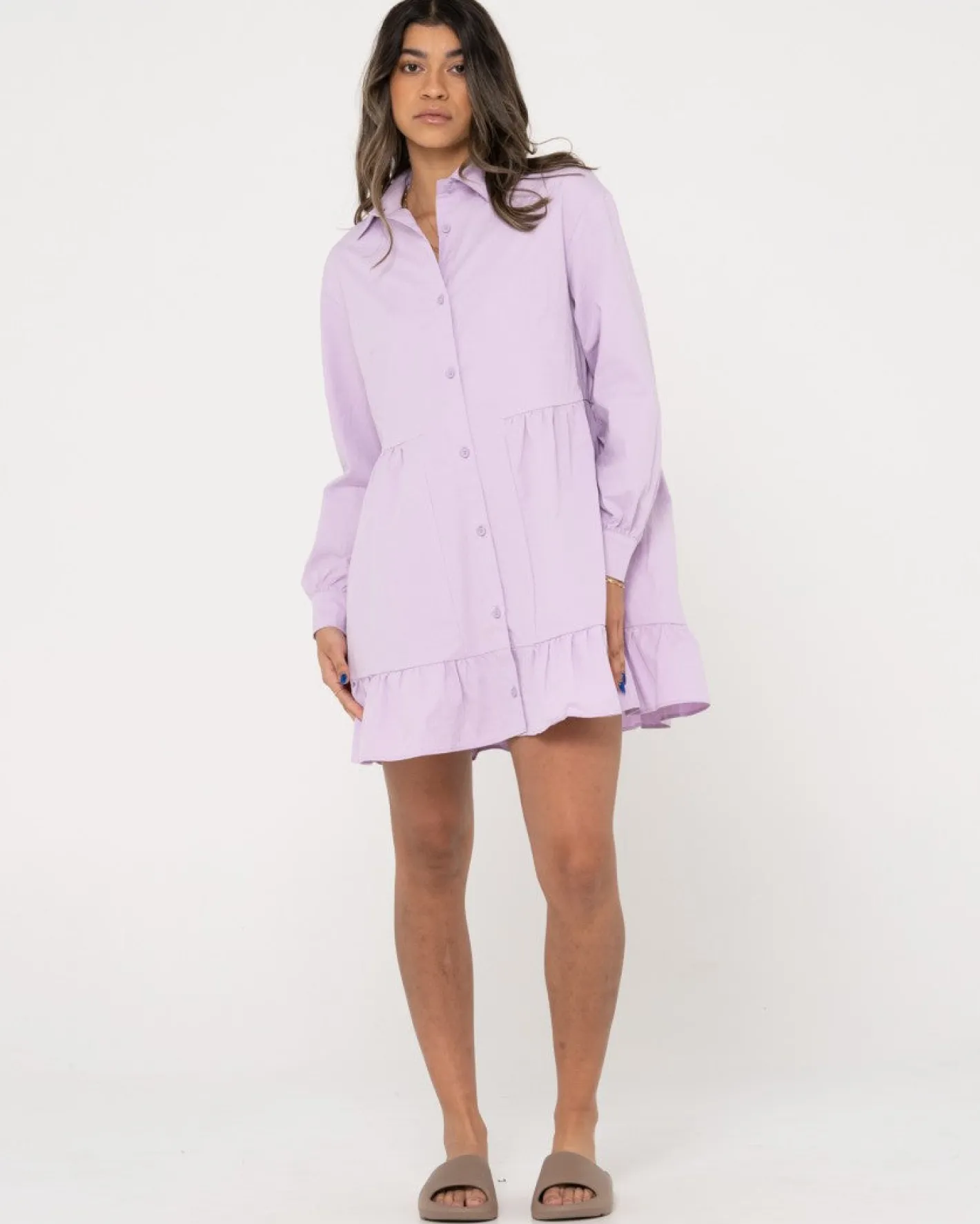Hot Popsicle Long Sleeve Mini Dress Womens Mini Dresses