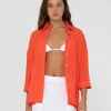 Cheap Porter Oversized Long Sleeve Shirt Womens Fashion Tops