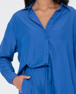 Fashion Porter Oversized Long Sleeve Shirt Womens Fashion Tops