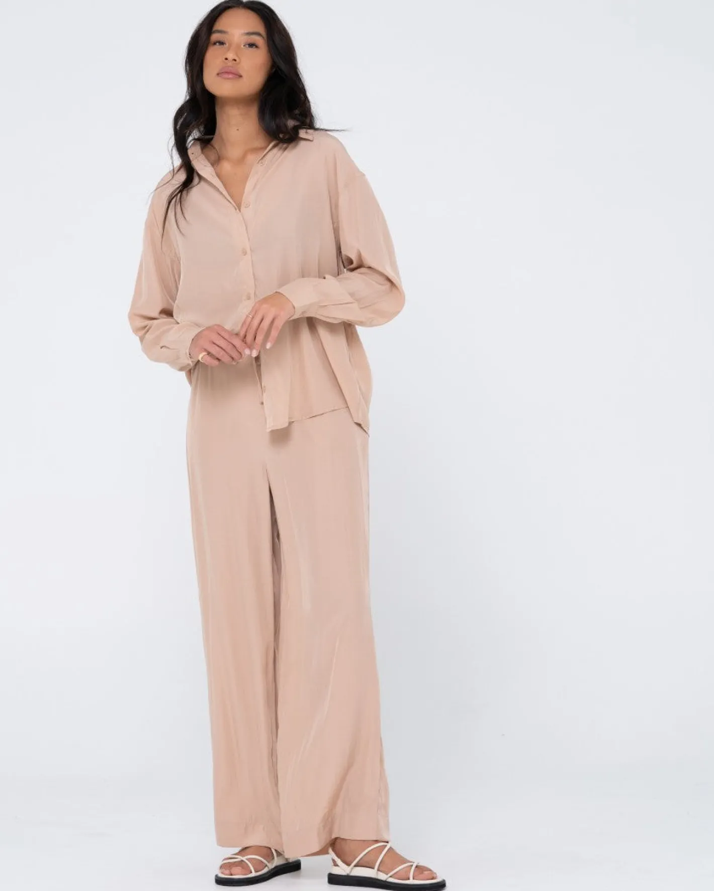 Store Porter Oversized Long Sleeve Shirt Womens Fashion Tops