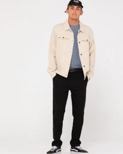 Discount Ramie Trucker Jacket Mens Jackets