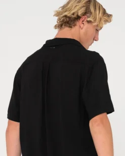Discount Razor Blade Short Sleeve Rayon Shirt Mens Shirts