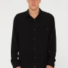 New Razor Long Sleeve Rayon Shirt Mens Shirts