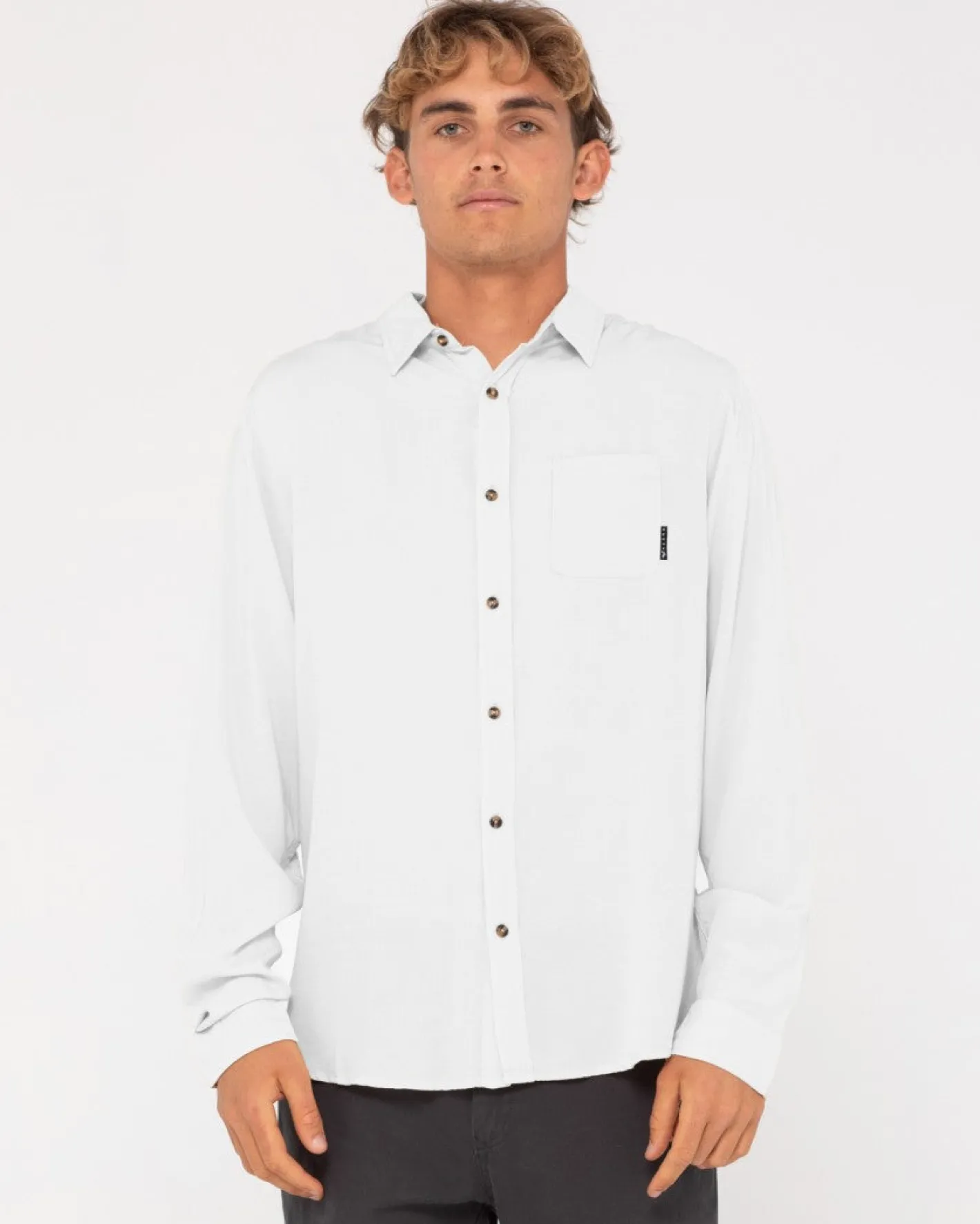 Fashion Razor Long Sleeve Rayon Shirt Mens Shirts