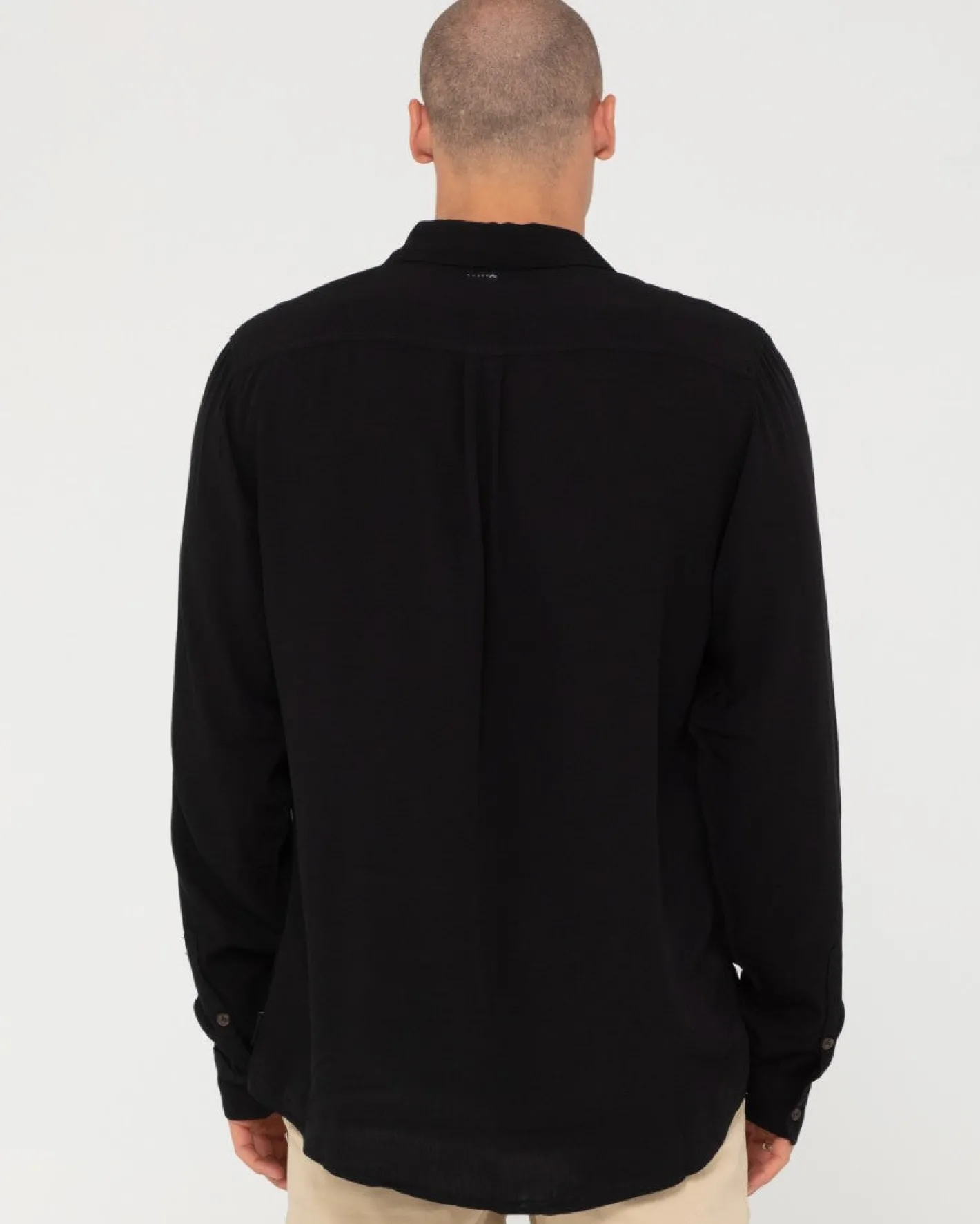 New Razor Long Sleeve Rayon Shirt Mens Shirts
