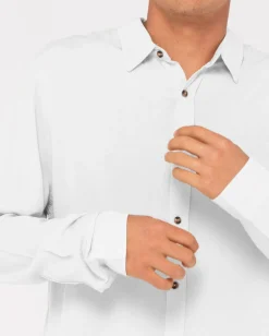 Fashion Razor Long Sleeve Rayon Shirt Mens Shirts