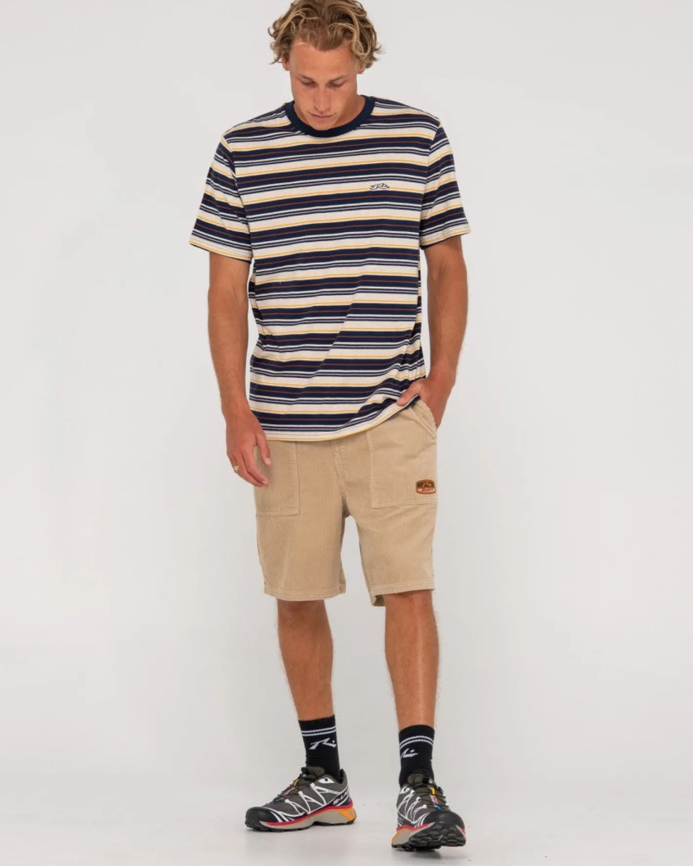 Clearance Richie Rich Short Sleeve Stripe Tee Mens Tees