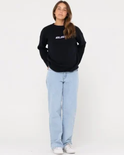 Clearance Rider Relaxed Crew Neck Knit Womens Knitwear