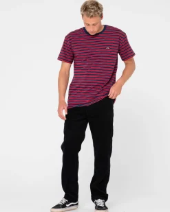 Best Rifts 5 Pocket Straight Fit Cord Pant Mens Pants