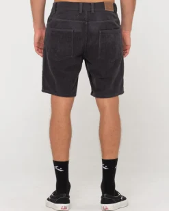 Fashion Rifts 5 Pocket Vintage Wash Cord Short Mens Shorts