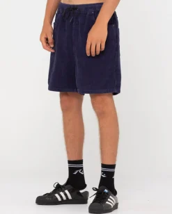 Fashion Rifts Cord Elastic Short Mens Shorts