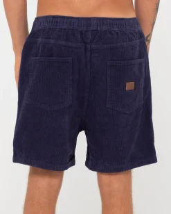 Fashion Rifts Cord Elastic Short Mens Shorts