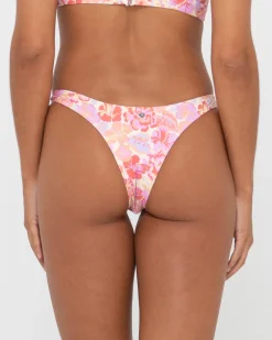 Discount Rio Hibiscus Printed Brazilian Bikini Bottom Womens Bikinis