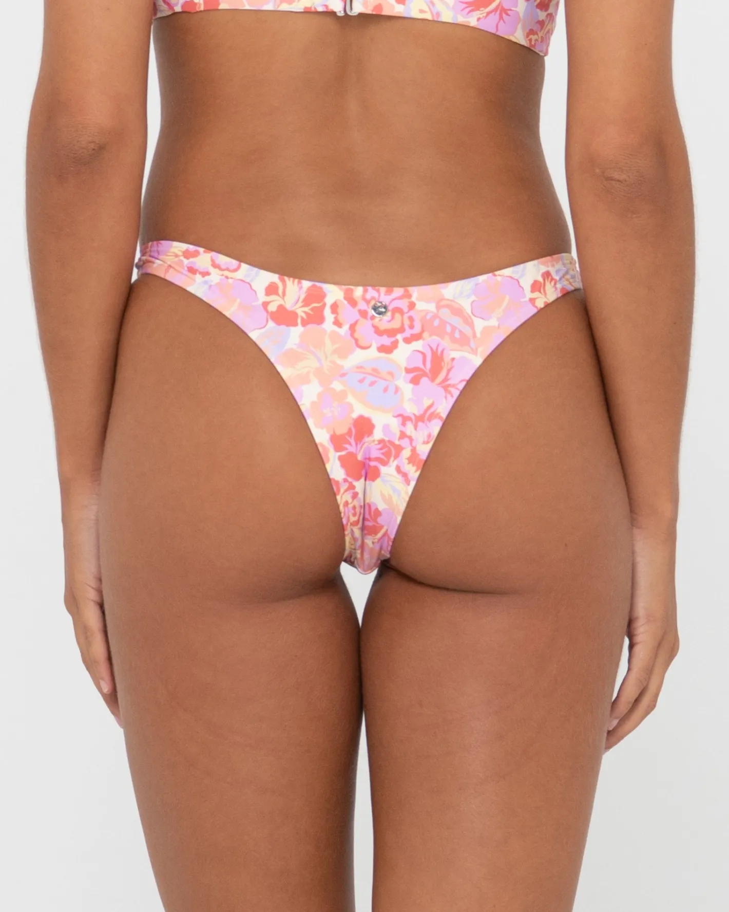 Discount Rio Hibiscus Printed Brazilian Bikini Bottom Womens Bikinis