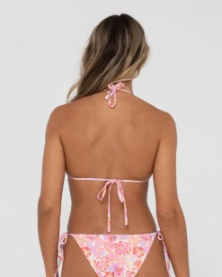 Fashion Rio Hibiscus Printed Multiway Bikini Top Womens Bikini Tops