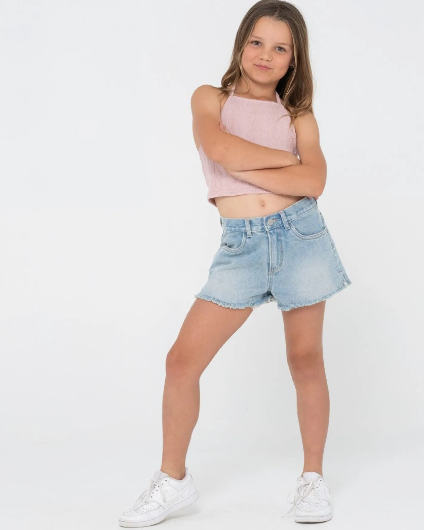Fashion Riviera Halter Top Girls Kids Tops
