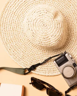 New Romance Wide Brim Straw Beach Hat Womens Caps & Hats